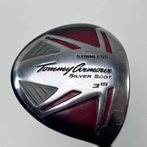 Tommy Armour Silver Scot 3 Fairway Wood 15* Silver Scot Regular Graphite Mens RH