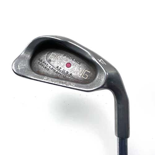 Ping Zing Single 4 Iron Red Dot 1* Flat JZ Stiff Steel Mens RH