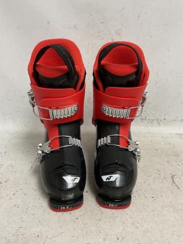 Used Nordica SPEED MACHINE J2 Boys DH Ski Boot Black And Red 205 MP - J01 11855-S000211219