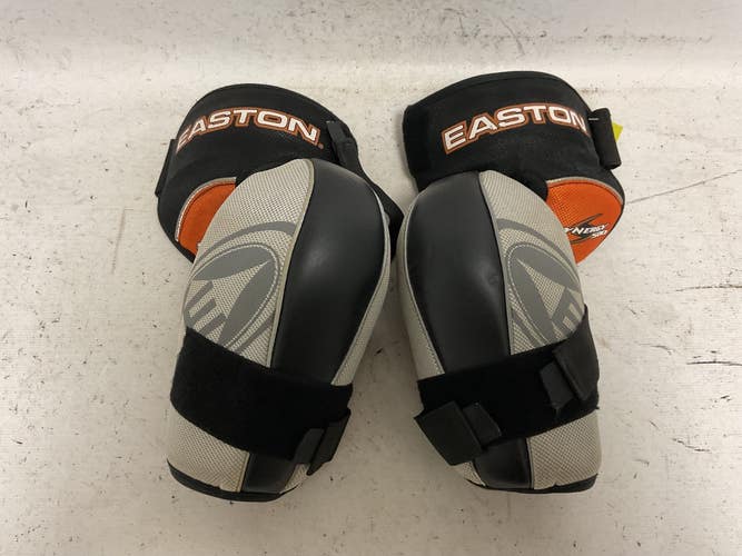 Used Easton SYNERGY 500 Senior Elbow Pads Black And Orange LG 11855-S000211212