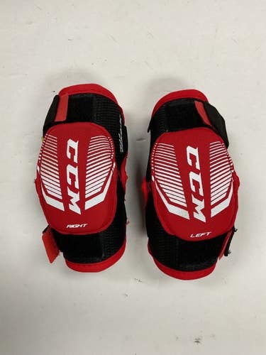 Used CCM JETSPEED FT350 Youth Elbow Pads Black And Red SM 11855-S000211154