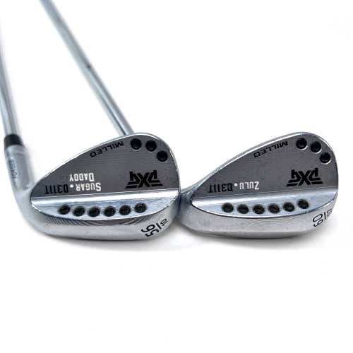 PXG 0311 T Chrome Wedge Set 56* 10 | 60* 7 Project X LZ Wedge Steel Mens RH