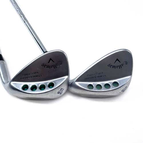 Callaway Mack Daddy PM Grind Wedge Set 56* 13 | 60* 10 KBS Wedge Steel Mens RH