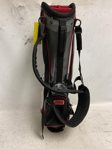 Used Taylormade STAND BAG Jr Stand Bag Grey And Red 11855-S000211095