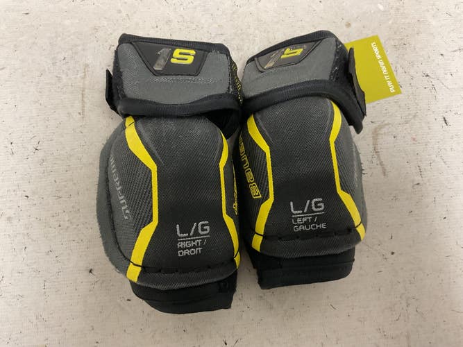Used Bauer SUPREME 1S Youth Elbow Pads Black And Yellow LG 11855-S000211091