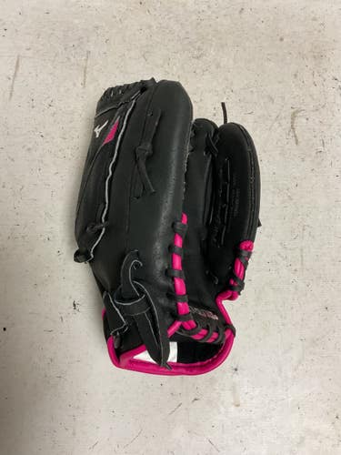 Used Mizuno GPP 1105F1 RH Throw Fastpitch Gloves Black And Pink 11" 11855-S000211049