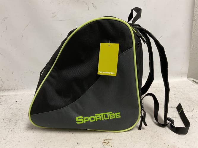 Used FONTANA SPORTUBE Ski Boot Bag Black And Neon Green 11855-S000211046