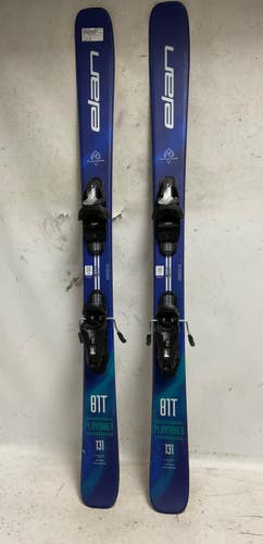 Used Elan PLAYMAKER 81T Boys DH Ski/Binding Navy Blue 131 cm 11855-S000211028