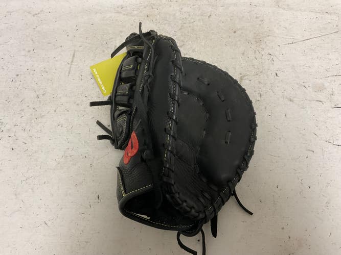 Used Wilson A09RB22DIBM12 BB/SB First Base RH Throw Black 12" 11855-S000210017