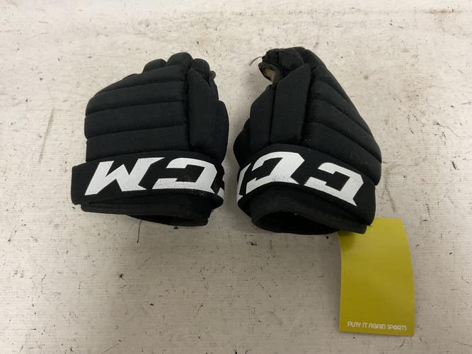 Used CCM LTP Youth Gloves Black 8" 11855-S000209985