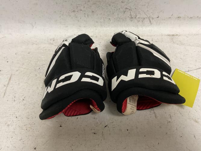 Used CCM NEXT Junior Gloves Black And Red 10" 11855-S000209978