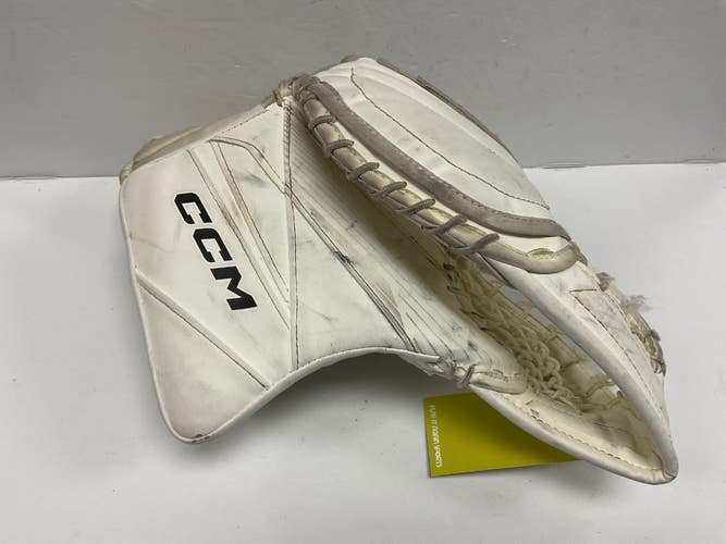 Used CCM AXIS 2.5 Junior Goalie Catcher White And Black 11855-S000209919