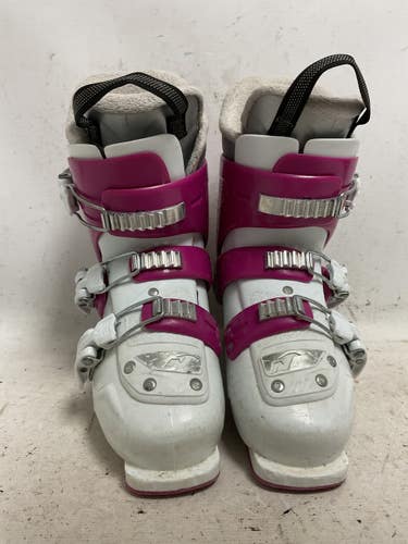 Used Nordica LITTLE BELLE 3 Girls DH Ski Boot Pink 255 MP - M07.5 - W08.5 11855-S000210295