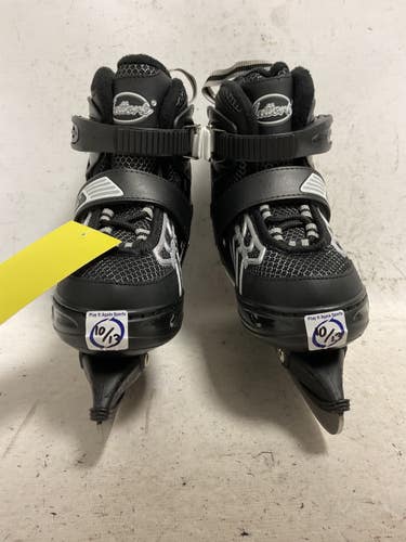 Used NATTORK INFINITE PASSION 10/13 Boys Softboot Skate Black Adjustable 11855-S000210270
