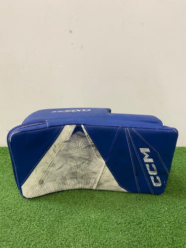 Blue Junior CCM Axis 2.5 Goalie Blocker (Used)