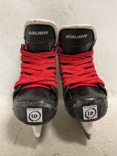 Used Bauer SUPREME ONE 20 Youth Hockey Skate White/Black/Yellow Youth 10.0 11855-S000210269