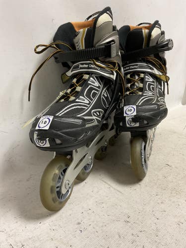Used RollerDerby SS-900 Senior Rec Fitness Skates Black Senior 10 11855-S000210246