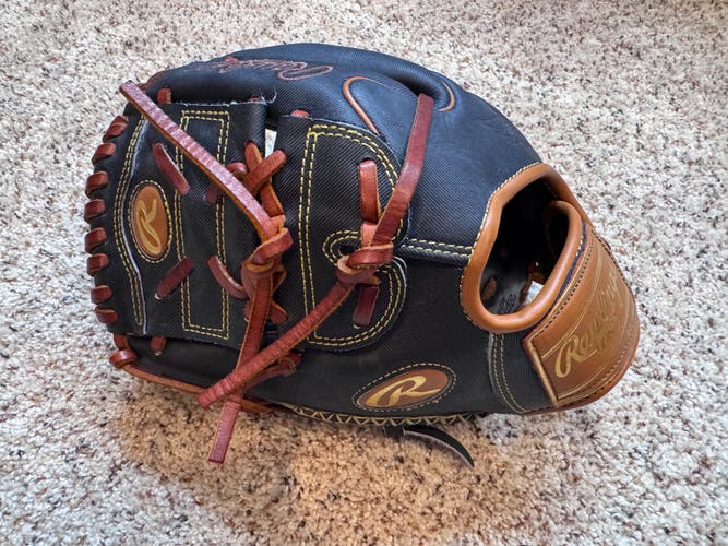 Rawlings Pro Label Heart of the Hide LH Pitcher's Baseball Glove 11.75 - Denim Collection