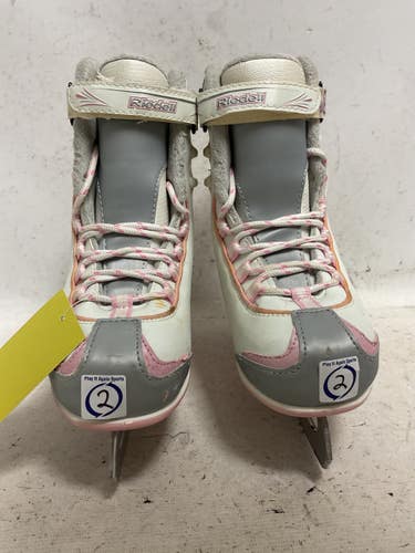 Used Riedell MODEL 615 Girls Softboot Skate Pink Junior 02 11855-S000210230