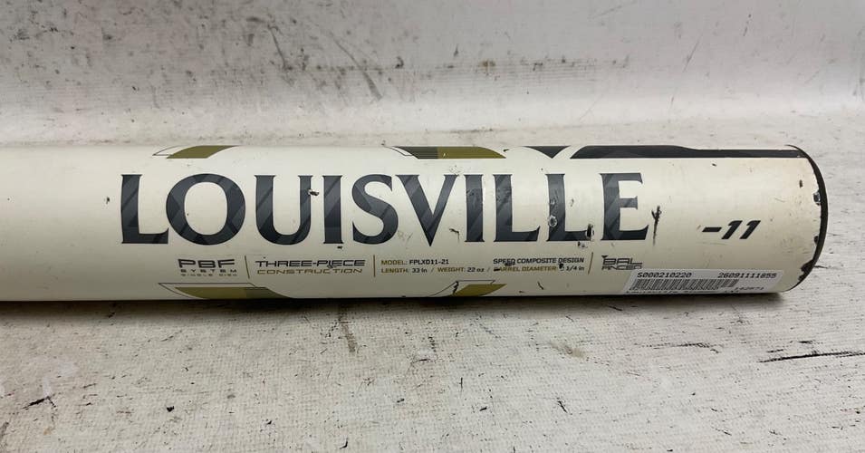 Used Louisville Slugger FPLXD11-21 BB/SB Slowpitch Bat Almond 33" 11855-S000210220