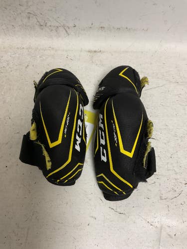 Used CCM TACKS 3092 Junior Elbow Pads Black SM 11855-S000210206