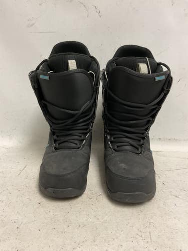 Used Burton INVADER Mens Snowboard Boots Black Senior 11 11855-S000210180