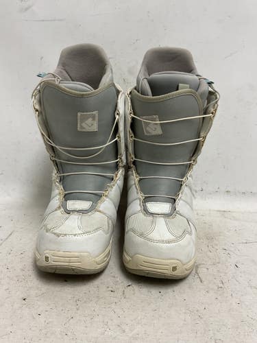Used Burton MINT Womens Snowboard Boots White Senior 9 11855-S000210179