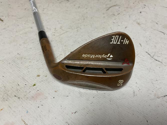 Used Taylormade HI-TOE MG CARBON STEEL Golf Wedge Mens RH 58 Degree 11855-S000210167