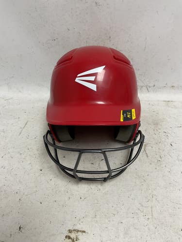 Used Easton ALPHA MASK 3.0 W/ MASK Batting Helmet w/Mask Red M/L 11855-S000210159
