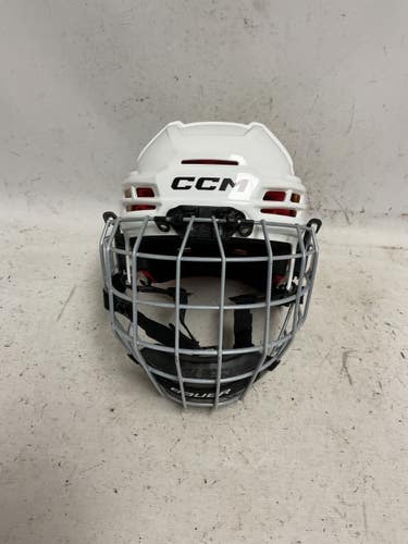 Used CCM TACKS 70 YTH Helmet Cage Combo White SM 11855-S000210146