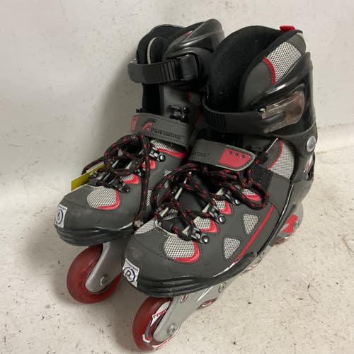 Used WARP INLINE SKATES Senior Rec Fitness Skates Red Senior 8 11855-S000210141
