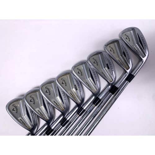 Callaway Apex Pro Iron Set 3-PW KBS Tour-V 110g Stiff Steel Mens RH