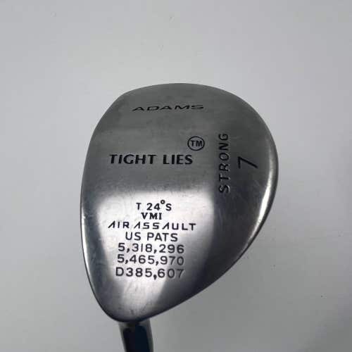 LEFTY Adams Tight Lies 1998 7 Fairway Wood 24* VMI Stiff Graphite Mens LH