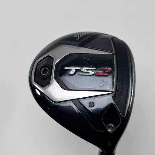 Titleist TS2 3 Fairway Wood 15* Project X HZRDUS Smoke Black 6.0 70g Stiff RH