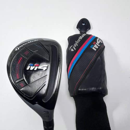 TaylorMade M4 3 Hybrid 19* Fujikura Atmos 7S 70g Stiff Graphite Mens RH HC