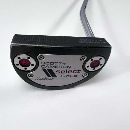 Scotty Cameron Select GoLo Black Putter 32" SuperStroke Flatso 2.0 Mens RH