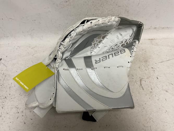 Used Bauer VAPOR X-40 Senior Goalie Catcher White 11855-S000211281