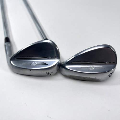 Titleist Vokey SM9 Tour Chrome Wedge Set 56* 10 | 60* 8 SM9 Wedge Steel Mens RH