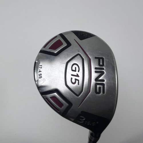 Ping G15 3 Fairway Wood 15.5* TFC 149 F Regular Graphite Mens RH Midsize Grip