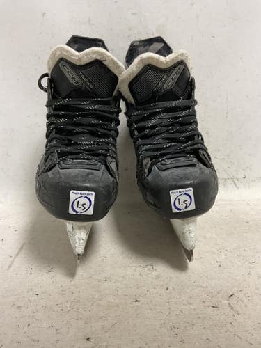 Used CCM TACKS AS-580 Junior Hockey Skate Black And Yellow Junior 01.5 11855-S000211283