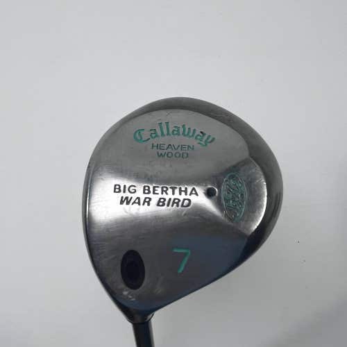 LEFTY Callaway Big Bertha Warbird 7 Fairway Wood 21* Ladies Gems Ladies LH