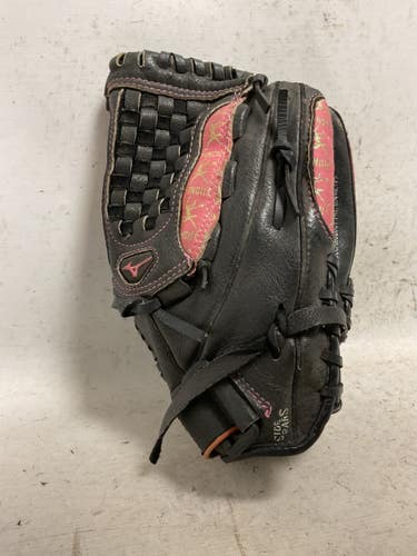 Used Mizuno GPP1555 BB/SB Glove RH Throw Black And Pink 11 1/2" 11855-S000211274