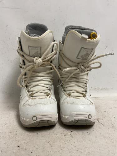 Used Burton CASA Womens Snowboard Boots White Senior 6 11855-S000211268