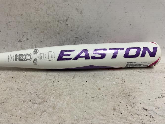 Used Easton FP22PSA BB/SB Fastpitch Bat White And Pink 26" 11855-S000211255