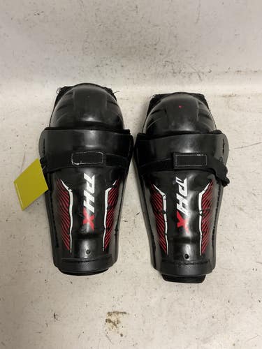 Used Phx PURE HOCKEY Youth Shin Guards Black 10" 11855-S000210685