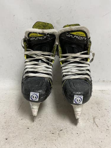 Used Bauer VAPOR 3X Junior Hockey Skate Black And Yellow Junior 03.5 11855-S000210679