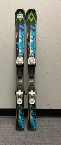 Used Volkl RTM JR Boys DH Ski/Binding Navy Blue 100 cm 11855-S000210650