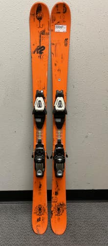 Used K2 JUVY TWIN TIPS Boys DH Ski/Binding Orange 129 cm 11855-S000210626