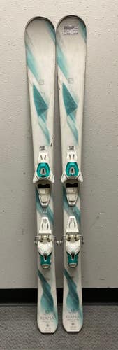 Used Salomon KIANA Womens DH Ski/Binding Teal 137 cm 11855-S000210607