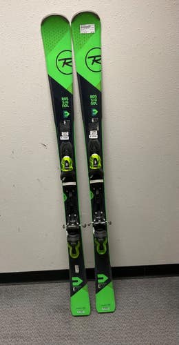 Used Rossignol EXP 77 Mens DH Ski/Binding Black And Green 152 cm 11855-S000210579